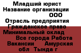 Младший юрист › Название организации ­ Omega electronics, ООО › Отрасль предприятия ­ Гражданское право › Минимальный оклад ­ 52 000 - Все города Работа » Вакансии   . Амурская обл.,Тында г.